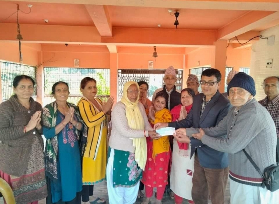 जन्मोत्सवमा मन्दिरलाई सहयोग