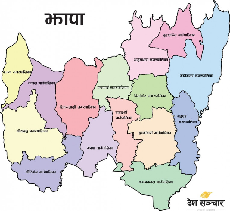 झापाका ६ पालिकाको मत गणना सकियो, हेर्नुहोस कसले कहाँ जित्यो