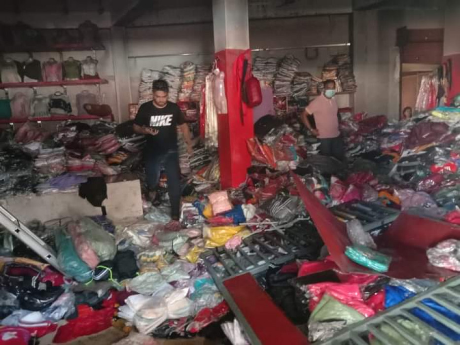 प्रसाई मार्केटमा आगलागी, करिब ५ करोडको क्षति