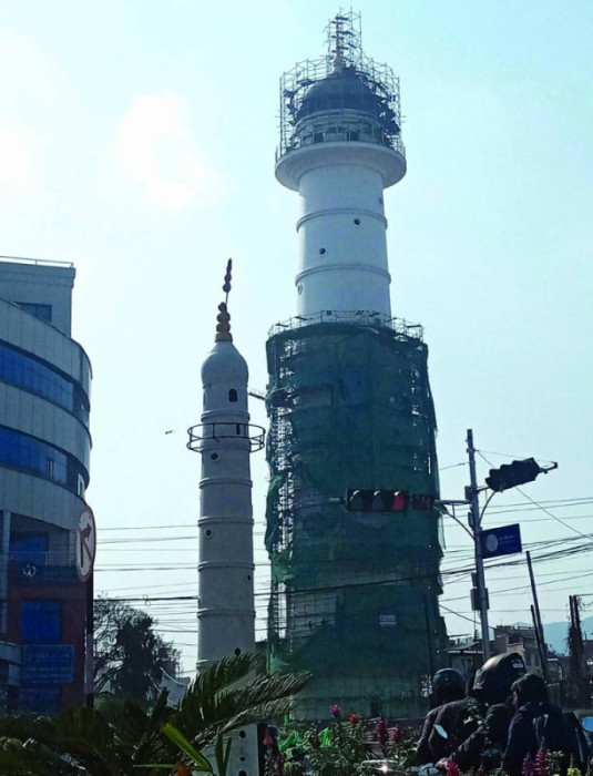 उद्घाटनको २ बर्षसम्मपनि धरहरा अधुरै