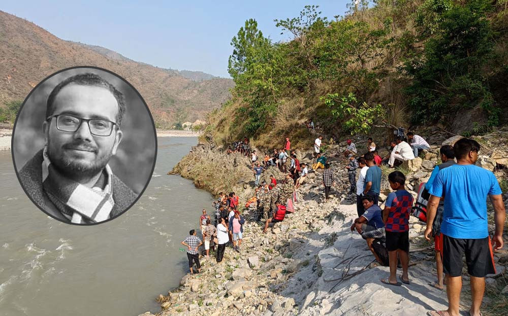 सुनकोशी नदीमा बेपत्ता इलामका पौडेलसहित तीनै जनाको अवस्था अज्ञात