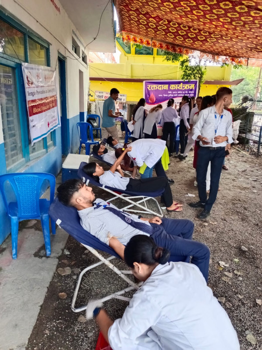 इलाम-झापा मैत्री समाजद्वारा रक्तदान आयोजना
