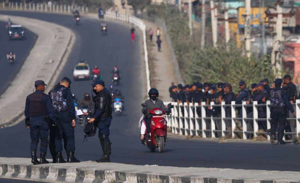 काठमाण्डौको सुरक्षा व्यवस्था कडा