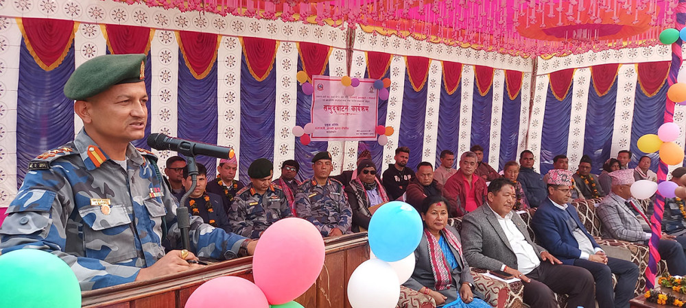 झापामा एकै दिन सशस्त्रका तीन वटा बीओपी उद्घाटन