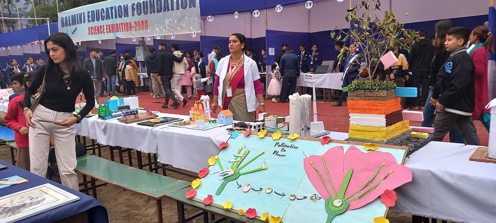 बाल्मिकीमा विज्ञान प्रदर्शनी सम्पन्न