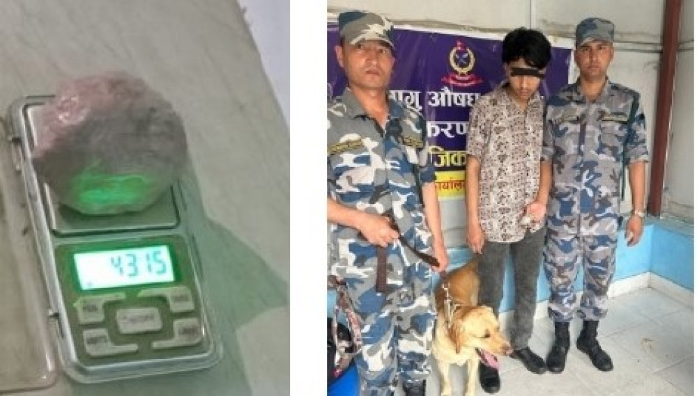 कुकुरले पत्ता लायो लागूऔषध कारोबारी