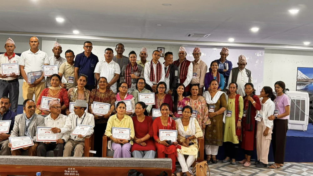 अर्जुनधारामा मेलमिलापकर्ताहरुको लेखन सम्बन्धि तालिम सम्पन्न