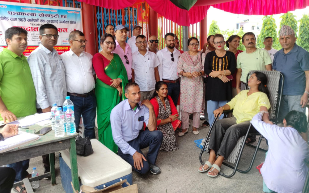 बिर्तामोडमा रक्तदान सम्पन्न, ५५ पिण्ट रगत संकलन