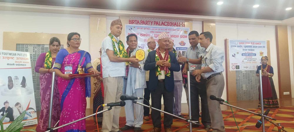 इलाम झापा मैत्री समाजद्वारा दातालाई सम्मान