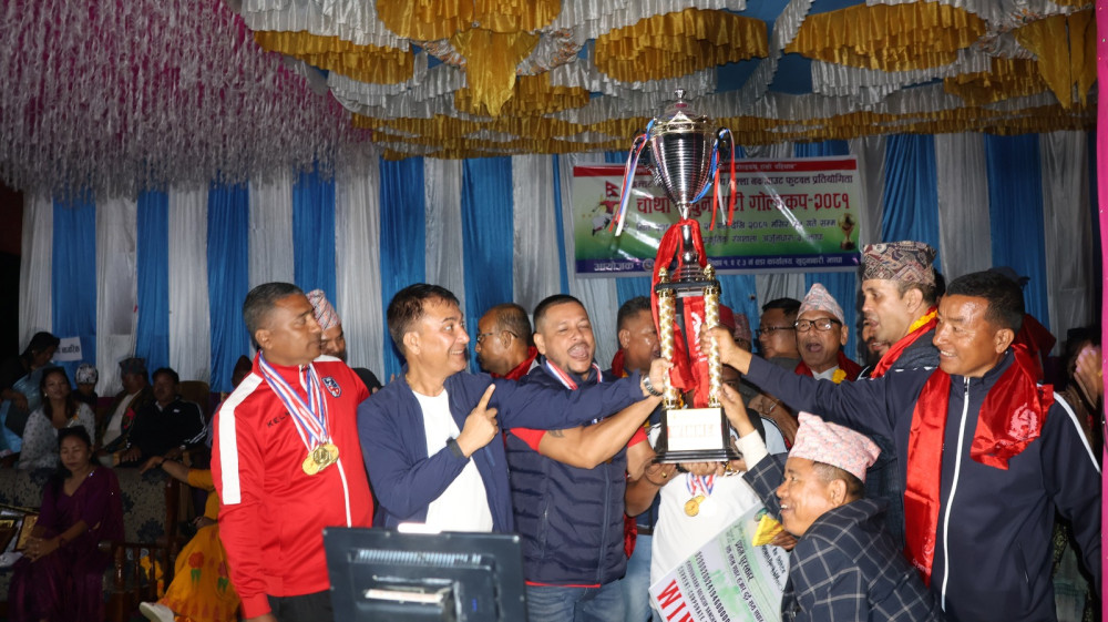 खुदुनाबारी गोल्डकपको उपाधि मेचीनगरको पोल्टामा