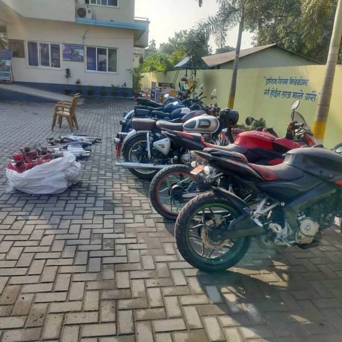 सर्वसाधारणलाई आतंकित पार्ने मोटरसाइकल प्रहरी नियन्त्रणमा