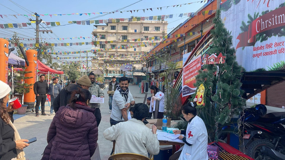 सिटी सेन्टर विन्टर सेलमा २० पिन्ट रगत सङ्कलन