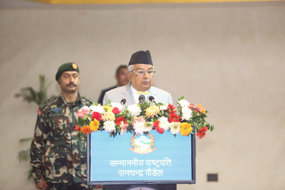 शक्ति र पद हुँदैमा जोकोही पनि कानुन र जवाफदेहिताबाट मुक्त हुँदैन : राष्ट्रपति पौडेल