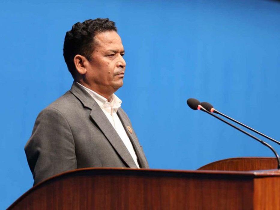 ओलीको निर्देशन उल्लंघन गर्दै एमाले सांसदले गरे नीति कार्यक्रमको मौन विरोध