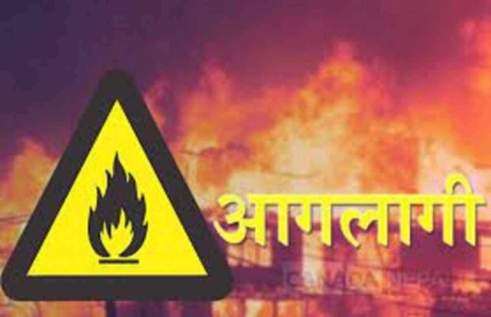 बाह्रदशीमा आगलागी, दुई वटा बाच्छा मरे