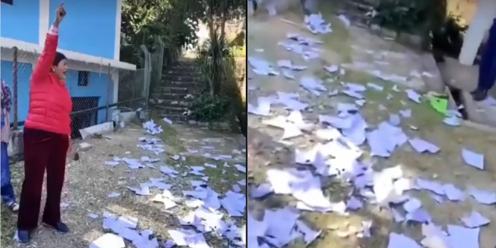 एमाले महाधिवेशन प्रतिनिधि चयन : धनकुटामा च्यातियो मतपत्र