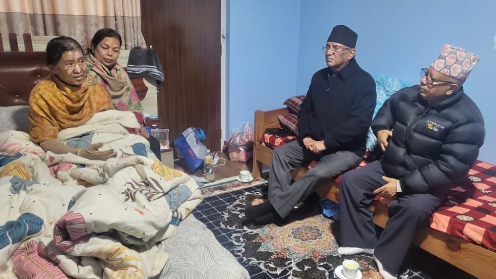 दाहाल-नेपालले भेटे खनाल पत्नी चित्रकार