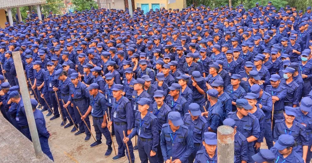 निर्वाचन प्रहरीका लागि झापामा ५४७९ जनाले दिए आवेदन